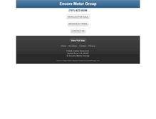 Tablet Screenshot of encoremotorgroup.com